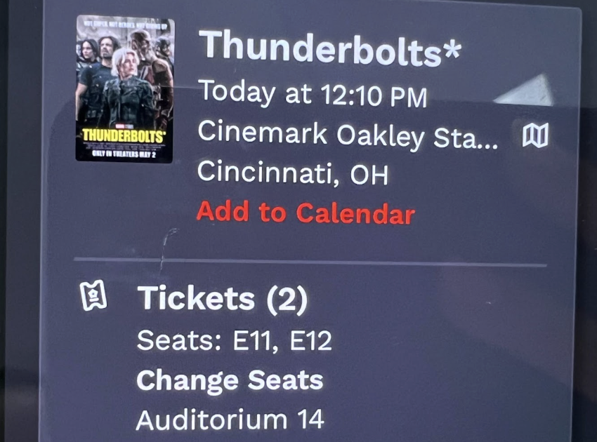 'Thunderbolts' tickets online for purchase. 